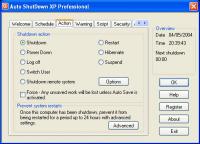 Auto ShutDown XP Professional with Auto Login 2003 screenshot. Click to enlarge!