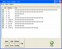 Auto Text Typer 1.4.7 screenshot. Click to enlarge!