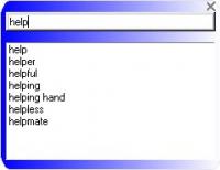 AutoCompleteWord 2.0 screenshot. Click to enlarge!