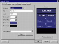 AutoSiteCalendar 1.2 screenshot. Click to enlarge!