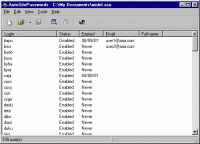 AutoSitePasswords 1.3 screenshot. Click to enlarge!