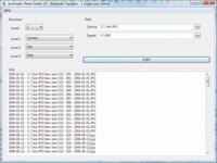 Automatic Photo Sorter 2.13 screenshot. Click to enlarge!