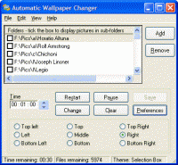 Automatic Wallpaper Changer 3.0.1 screenshot. Click to enlarge!