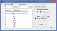 Autosofted Auto Keyboard Presser 1.8 screenshot. Click to enlarge!