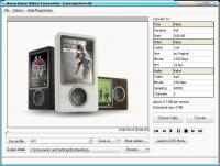 Avex Zune Video Converter 4.0 screenshot. Click to enlarge!