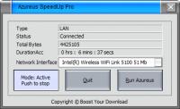 Azureus SpeedUp Pro 3.9.0 screenshot. Click to enlarge!