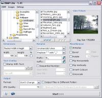 BIMP Batch Image Processor 1.50 screenshot. Click to enlarge!