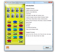BYclouder Digital Camera File Recovery 6.8.1.0 screenshot. Click to enlarge!
