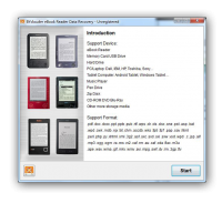 BYclouder eBook Reader Data Recovery 6.8.0.0 screenshot. Click to enlarge!