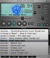 BZR Player 1.03 screenshot. Click to enlarge!