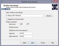 BackRex Easy Backup 2.8.169 screenshot. Click to enlarge!