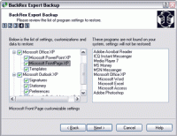 BackRex Expert Backup 2.8.0.178 screenshot. Click to enlarge!