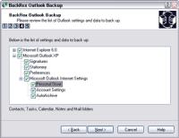 BackRex Outlook Backup 2.8.0.178 screenshot. Click to enlarge!
