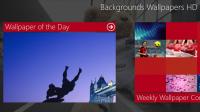 Backgrounds Wallpapers HD for Windows 8 1.2.6.0 screenshot. Click to enlarge!