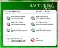 Backup Dwarf 2.0 screenshot. Click to enlarge!