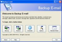 Backup E-mail 1.0 screenshot. Click to enlarge!