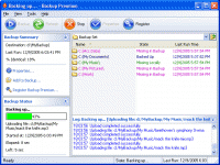 Backup Premium 2.5 screenshot. Click to enlarge!
