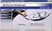 Backup for Workgroups 7.0.2 screenshot. Click to enlarge!