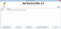 Bad Shortcut Killer 2.0 screenshot. Click to enlarge!