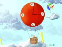Balloon Clock ScreenSaver 2.3 screenshot. Click to enlarge!