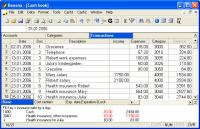 Banana Cashbook 5.00.03 screenshot. Click to enlarge!