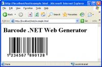 BarCode ASP.NET Web Control 1.5 1.6 screenshot. Click to enlarge!