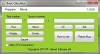 Basic Calculator Free 1.0.0.6 screenshot. Click to enlarge!