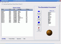 Basketball Roster Organizer 1.2 screenshot. Click to enlarge!
