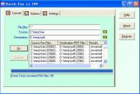 Batch Fax to PDF 3.00.908 screenshot. Click to enlarge!
