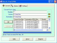 Batch Fax2JPEG 3.00.908 screenshot. Click to enlarge!