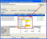 Batch Replacer for MS Word 3.4 screenshot. Click to enlarge!