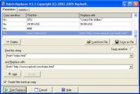 Batch Replacer 4.0 screenshot. Click to enlarge!
