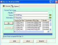 Batch WinFax2JPEG 3.00.0903 screenshot. Click to enlarge!