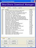 BearShare Download Manager 2.5 screenshot. Click to enlarge!