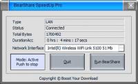 BearShare SpeedUp Pro 6.4.3 screenshot. Click to enlarge!