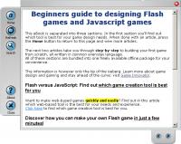 Begginers guide to making Flash/JS games 1.03 screenshot. Click to enlarge!