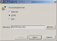 Belkasoft ICQ History Extractor 1.01 screenshot. Click to enlarge!