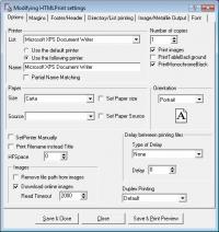 Bersoft HTML Print 8.11 screenshot. Click to enlarge!