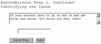 Beyond Burnout, Free Self Help Software 5.10.21 screenshot. Click to enlarge!
