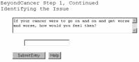 Beyond Cancer, Free Self Help Software 5.10.21 screenshot. Click to enlarge!