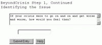 Beyond Crisis, Free Self Help Software 5.10.21 screenshot. Click to enlarge!