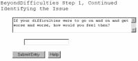Beyond Difficulties, Self Help Software 5.10.21 screenshot. Click to enlarge!