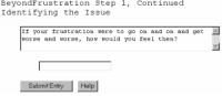 Beyond Frustration, Self Help Software 5.10.21 screenshot. Click to enlarge!