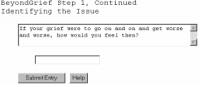Beyond Grief, Free Self Help Software 5.10.21 screenshot. Click to enlarge!