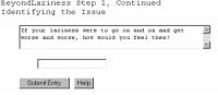 Beyond Laziness, Free Self Help Software 5.10.21 screenshot. Click to enlarge!