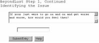 Beyond Lust Free Self Help Chat Software 5.10.21 screenshot. Click to enlarge!