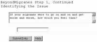 Beyond Migranes, Free Self Help Software 5.10.21 screenshot. Click to enlarge!