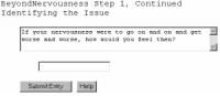Beyond Nervousness, Self Help Software 5.10.21 screenshot. Click to enlarge!
