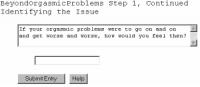 Beyond Orgasmic Problems, Free Self Help 5.10.21 screenshot. Click to enlarge!