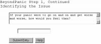 Beyond Panic, Free Self Help Software 5.10.21 screenshot. Click to enlarge!
